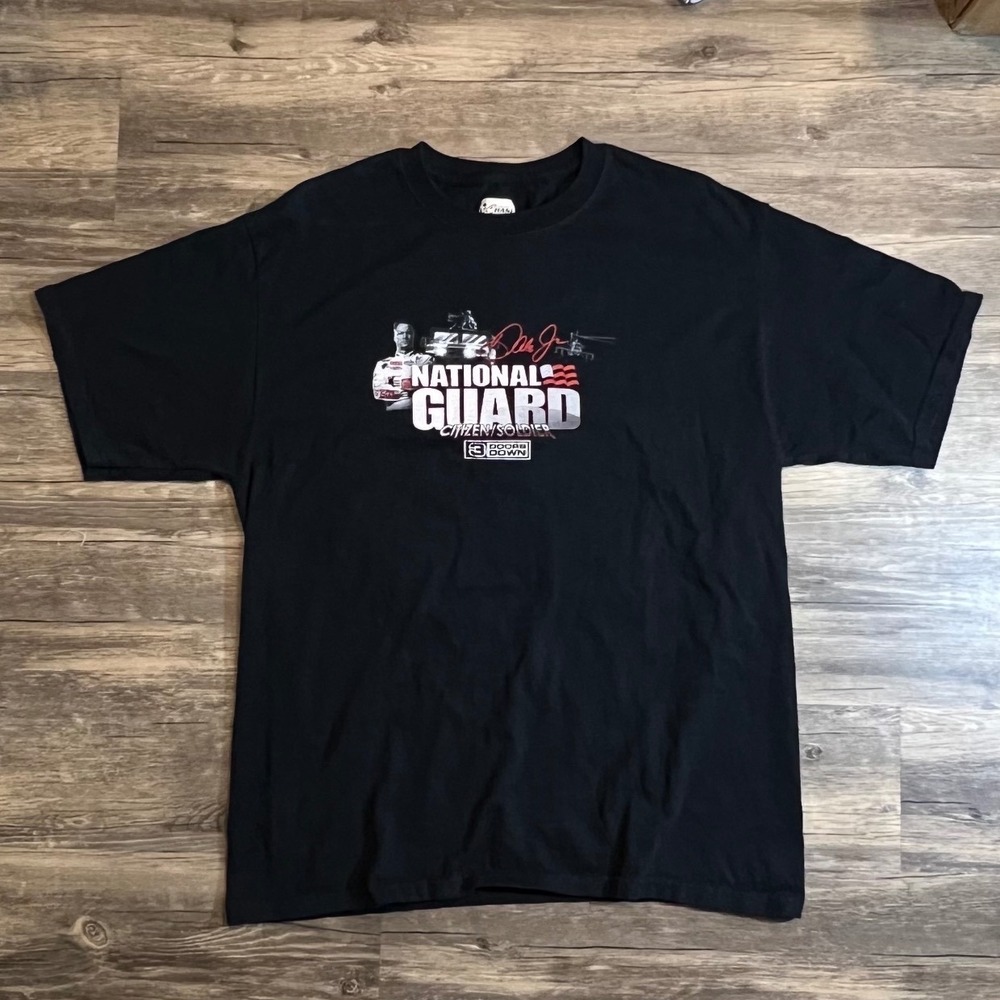 Vintage‎ Dale Earnhardt Jr National Guard NASCAR Shirt Large Chase Authentics 88